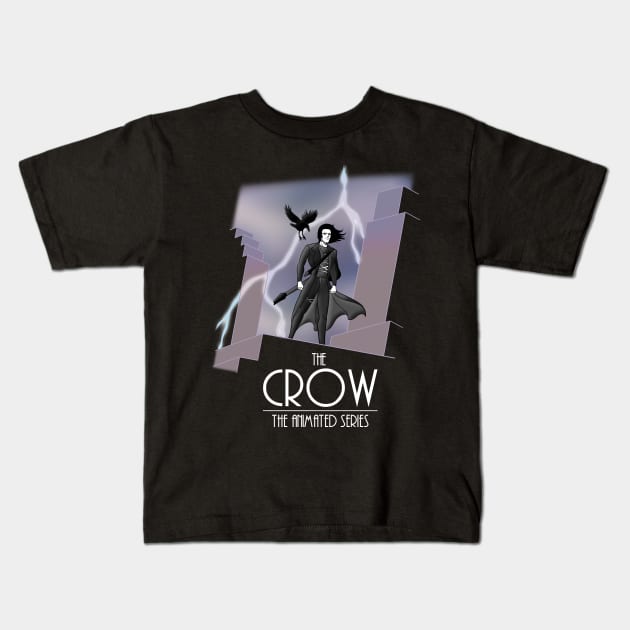 The Animated Crow Kids T-Shirt by GoodIdeaRyan